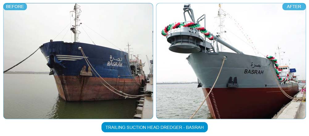 Trailing suction head dredger - Basrah